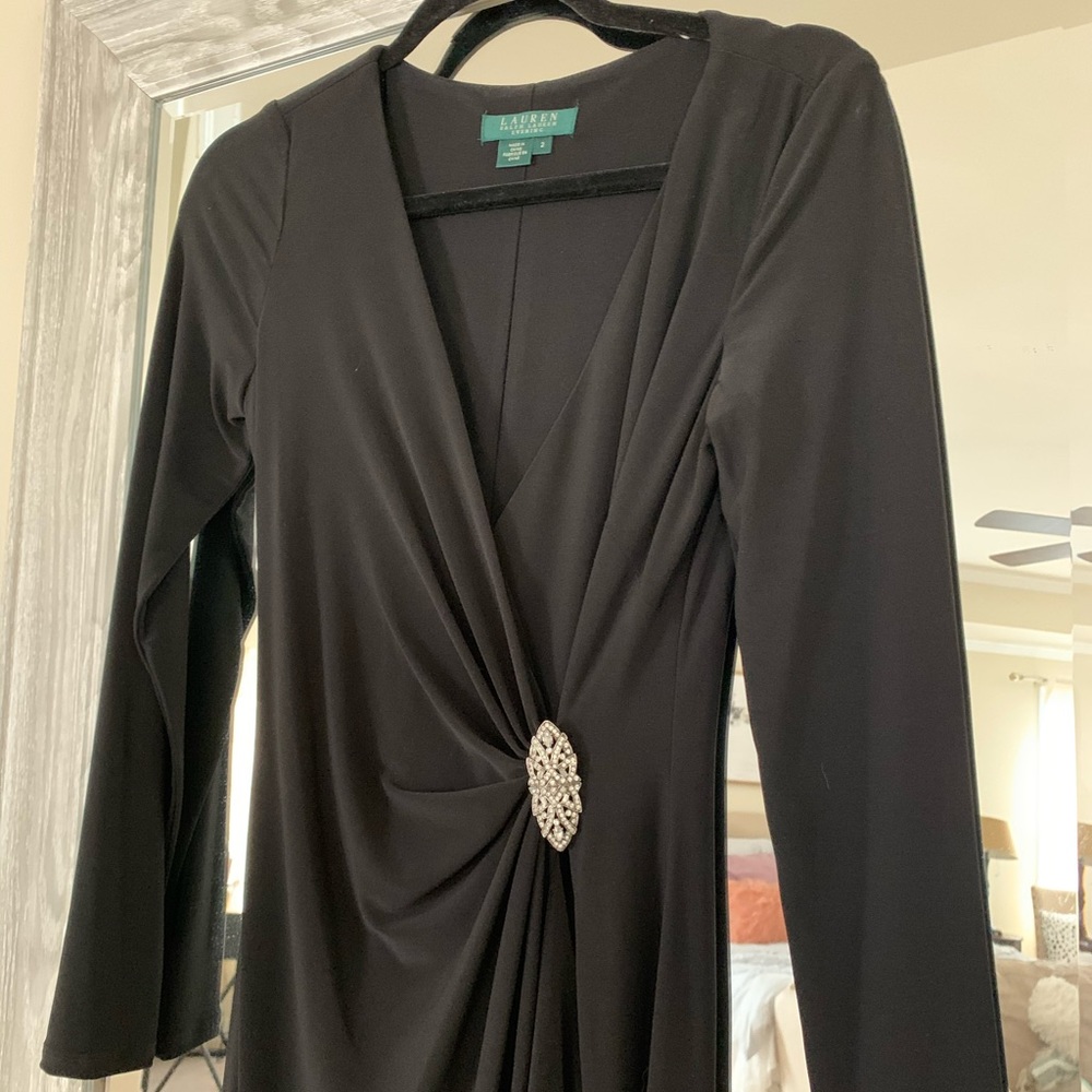 Brand new Ralph Lauren black gown